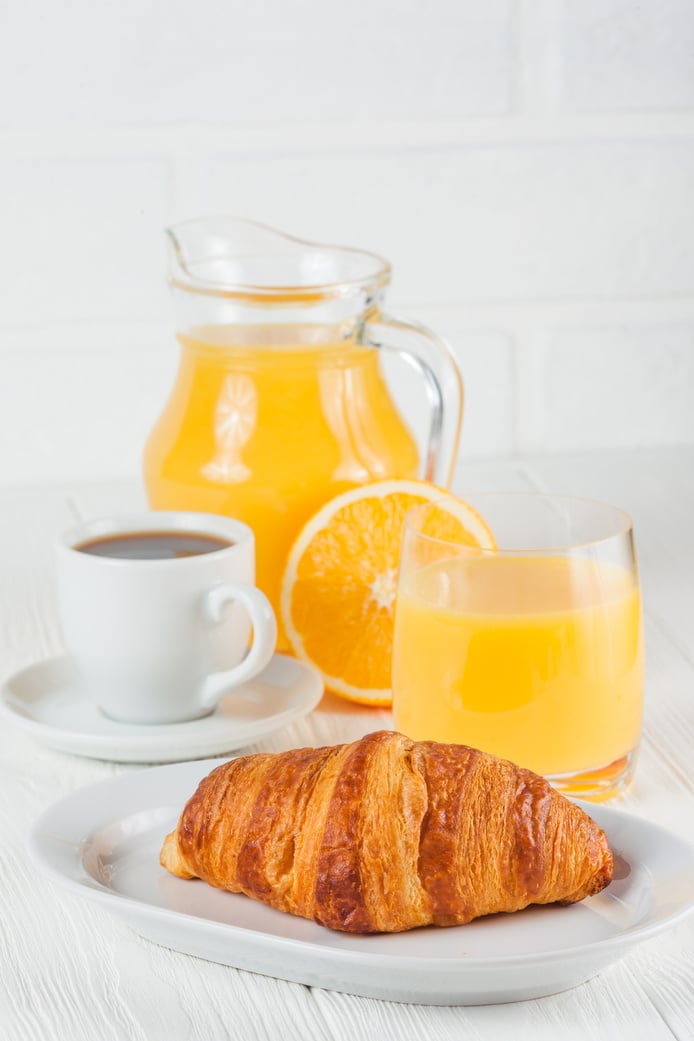 Croissant Coffee Orange Juice