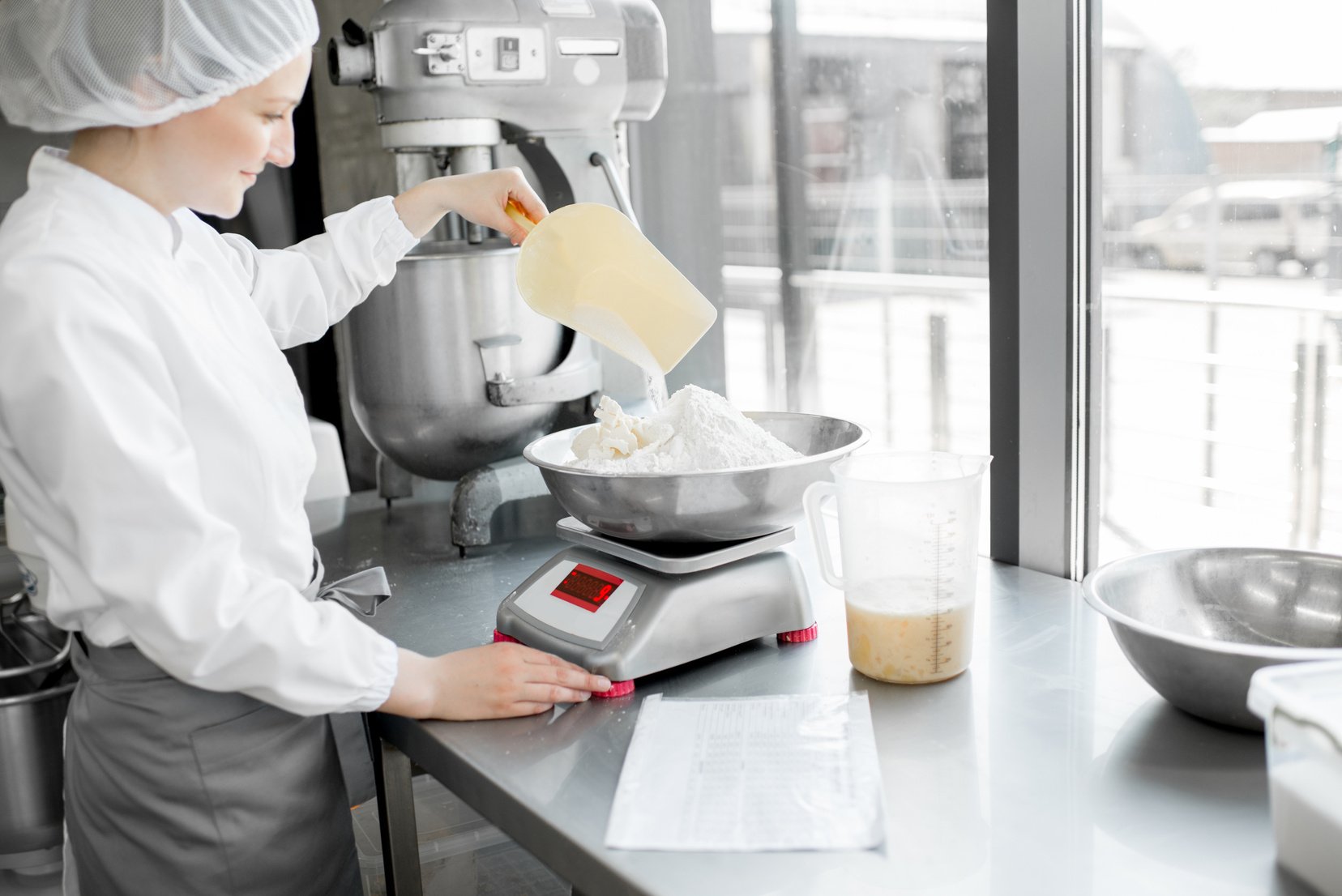 Woman Confectioner Working  